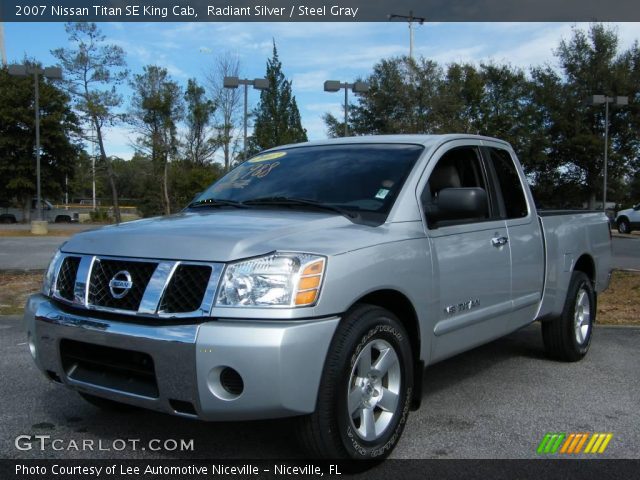 2007 Nissan Titan SE King Cab in Radiant Silver