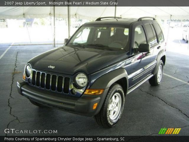 2007 Jeep Liberty Sport in Midnight Blue Pearl