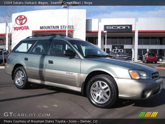 2004 Subaru Outback Wagon in Seamist Green Pearl