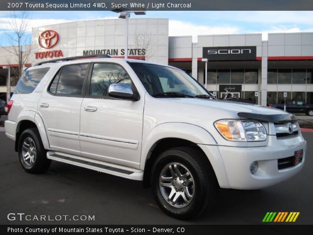 2007 toyota sequoia limited for sale white #4