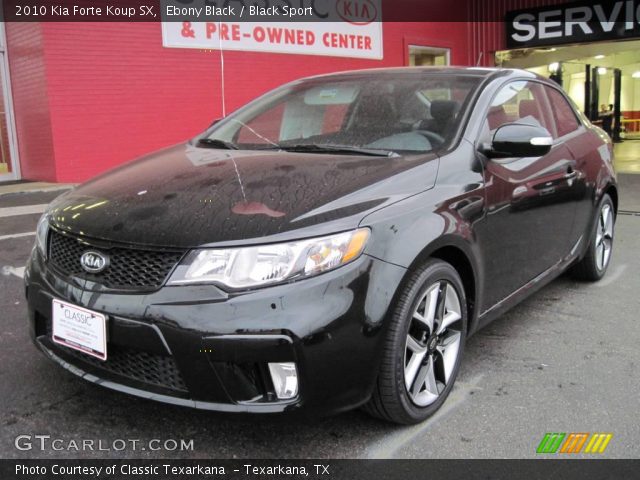2010 Kia Forte Koup SX in Ebony Black