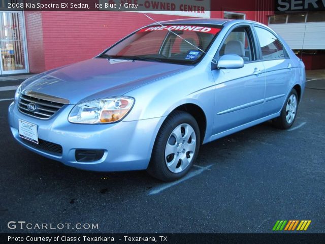 2008 Kia Spectra EX Sedan in Ice Blue