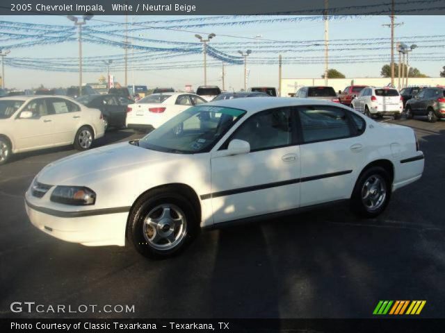 2005 Chevrolet Impala  in White