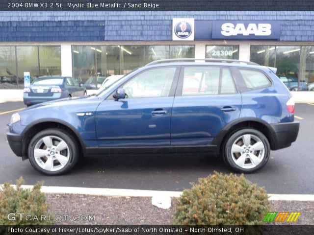 2004 BMW X3 2.5i in Mystic Blue Metallic