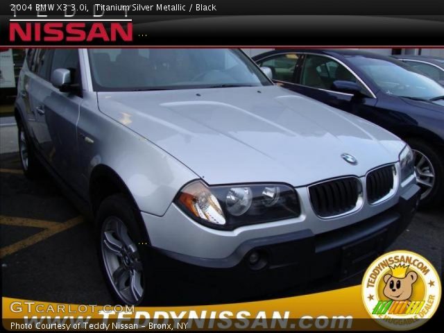 2004 BMW X3 3.0i in Titanium Silver Metallic