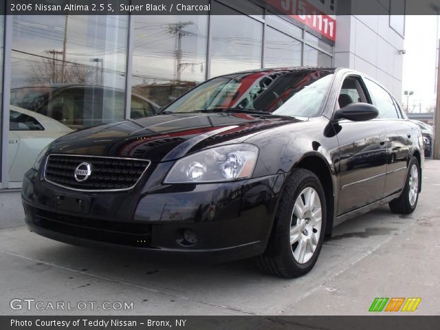 2006 Nissan Altima 2.5 S in Super Black
