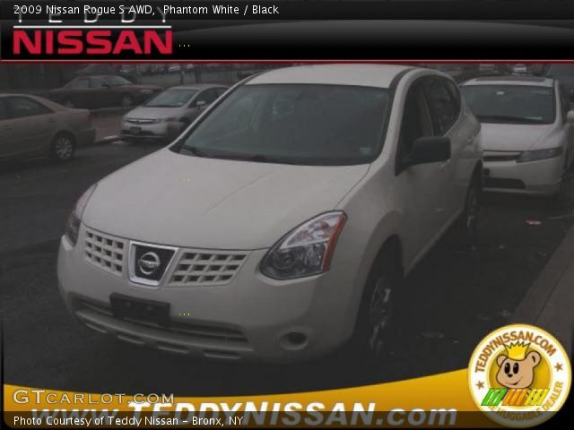 2009 Nissan Rogue S AWD in Phantom White