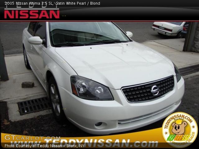 2005 Nissan Altima 3.5 SL in Satin White Pearl