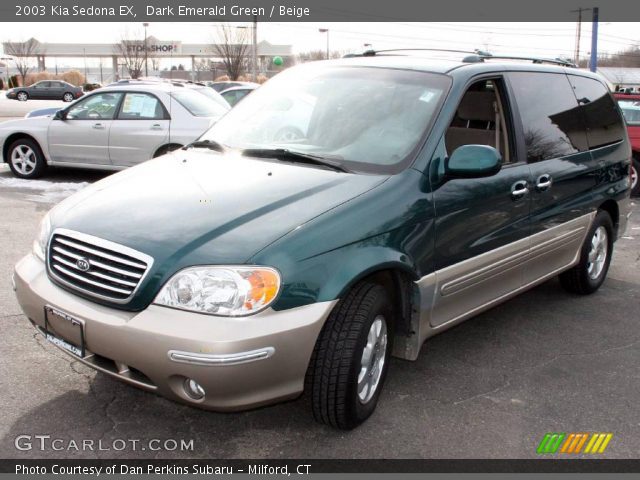 2003 Kia Sedona EX in Dark Emerald Green