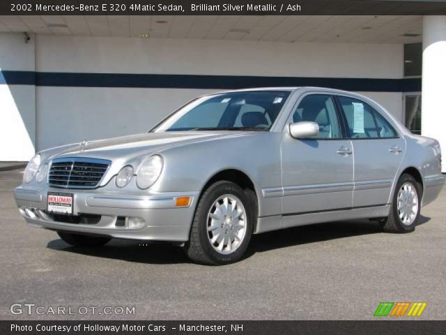 2002 Mercedes-Benz E 320 4Matic Sedan in Brilliant Silver Metallic