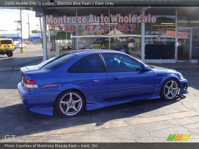 2000 Honda Civic Si Coupe in Electron Blue Pearl