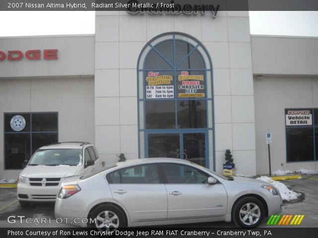 2007 Nissan Altima Hybrid in Radiant Silver Metallic