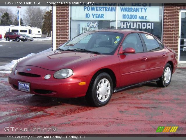 1997 Ford Taurus GL in Toreador Red Metallic