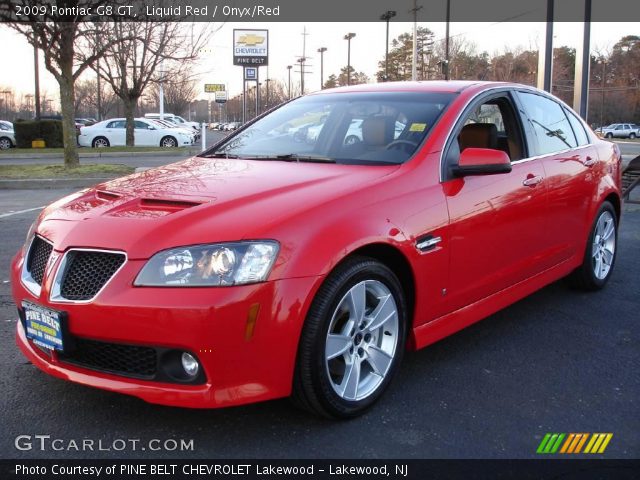 2009 Pontiac G8 GT in Liquid Red