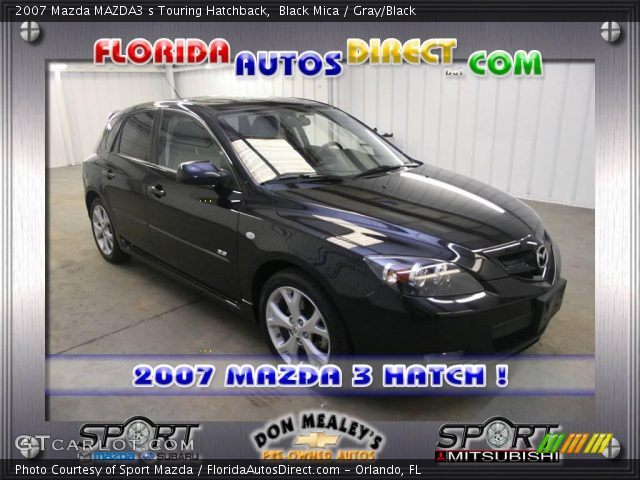 2007 Mazda MAZDA3 s Touring Hatchback in Black Mica