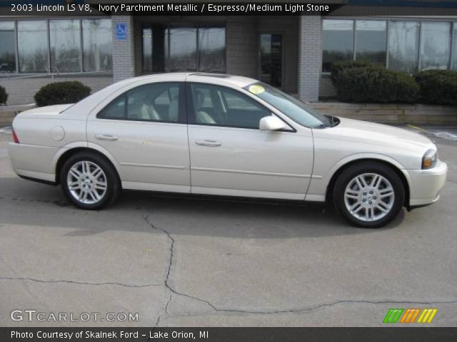 2003 Lincoln LS V8 in Ivory Parchment Metallic