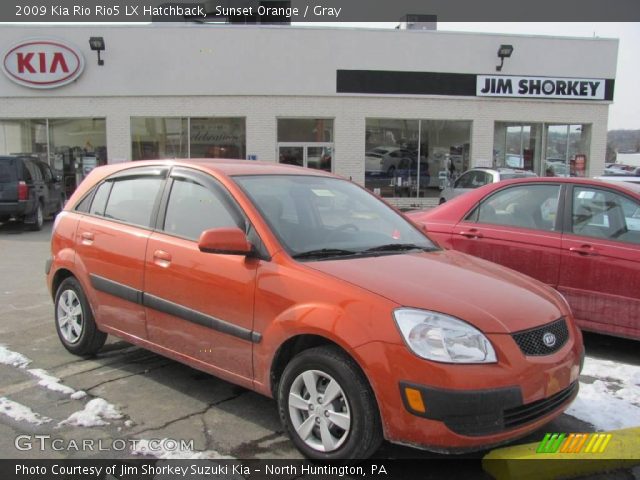 2009 Kia Rio Rio5 LX Hatchback in Sunset Orange