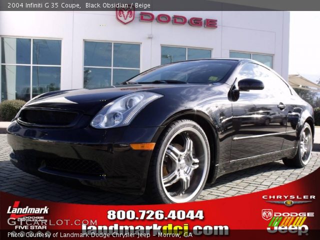 2004 Infiniti G 35 Coupe in Black Obsidian