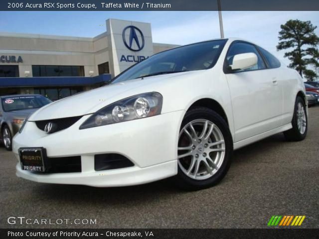 2006 Acura RSX Sports Coupe in Taffeta White