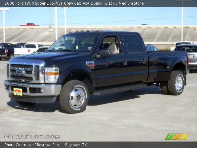 2008 Ford F350 Super Duty XLT Crew Cab 4x4 Dually in Black