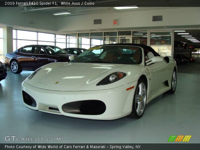 2009 Ferrari F430 Spider F1 in White Avus