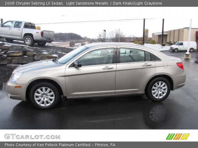 2008 Chrysler Sebring LX Sedan in Light Sandstone Metallic