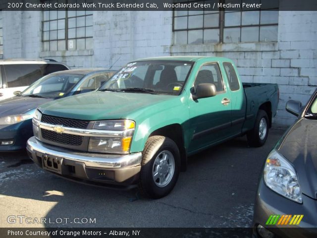 2007 Chevrolet Colorado Work Truck Extended Cab in Woodland Green
