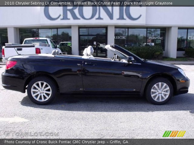 2010 Chrysler Sebring LX Convertible in Brilliant Black Crystal Pearl