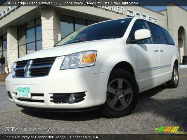 2008 Dodge Grand Caravan SXT in Stone White