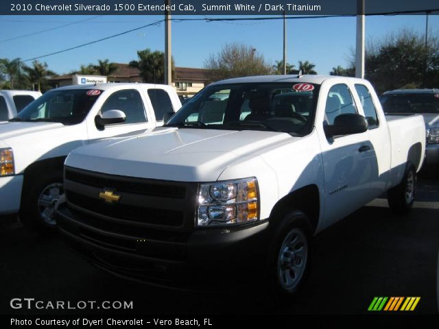 2010 Chevrolet Silverado 1500 Extended Cab in Summit White