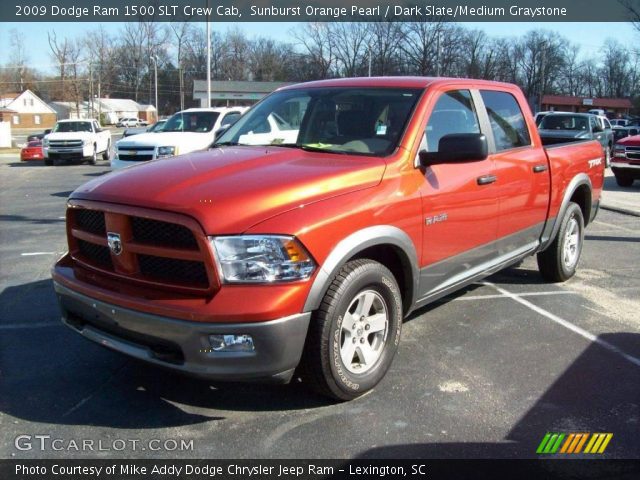 2009 Dodge Ram 1500 SLT Crew Cab in Sunburst Orange Pearl
