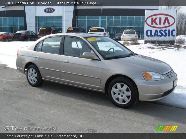 2001 Honda Civic EX Sedan in Titanium Metallic