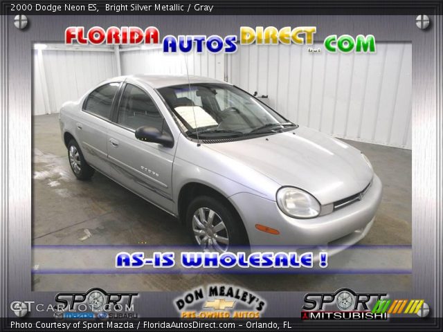 2000 Dodge Neon ES in Bright Silver Metallic