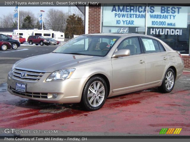 2007 Toyota Avalon Limited in Desert Sand Mica