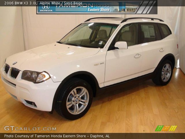 2006 BMW X3 3.0i in Alpine White