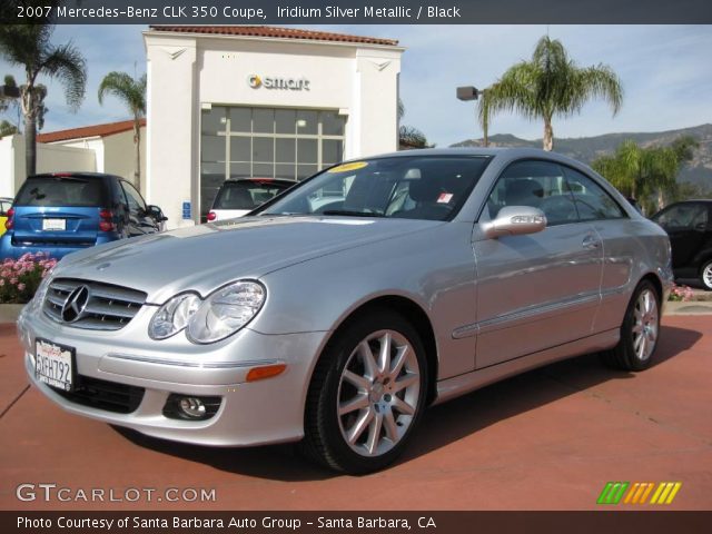 2007 Mercedes-Benz CLK 350 Coupe in Iridium Silver Metallic