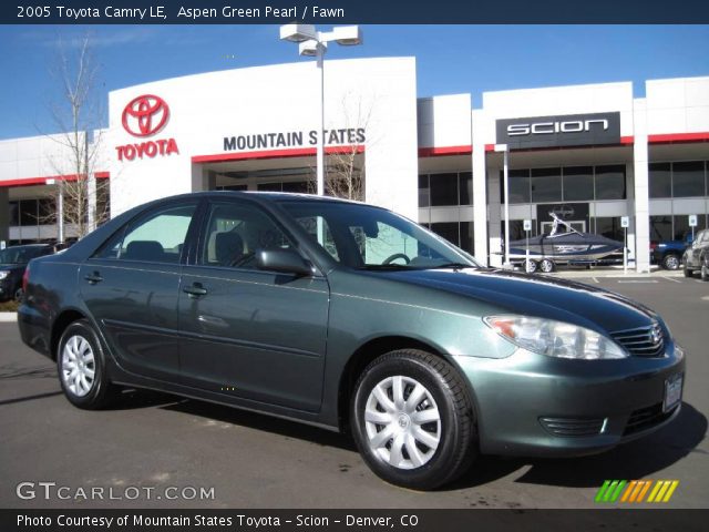 2005 Toyota Camry LE in Aspen Green Pearl