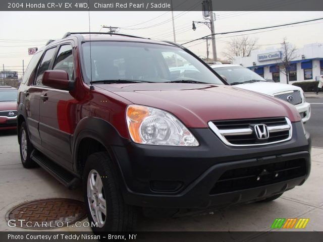 2004 Honda CR-V EX 4WD in Chianti Red Pearl