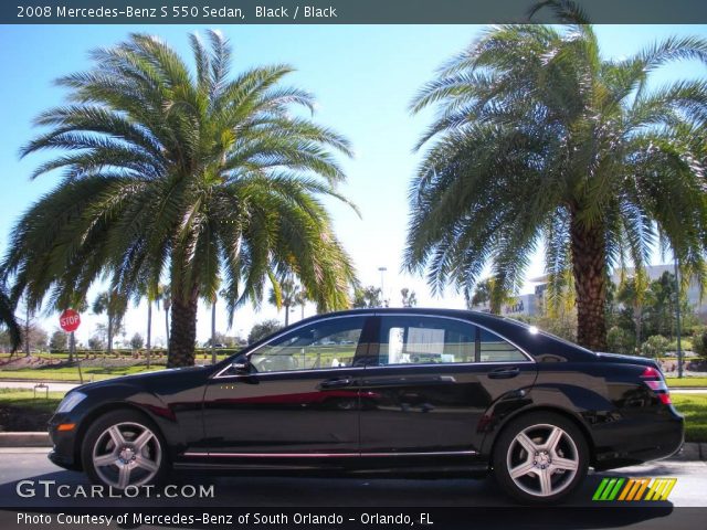 2008 Mercedes-Benz S 550 Sedan in Black