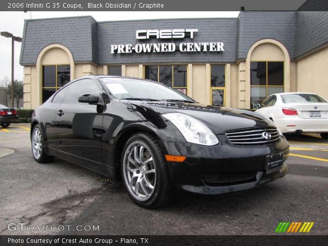 2006 Infiniti G 35 Coupe in Black Obsidian
