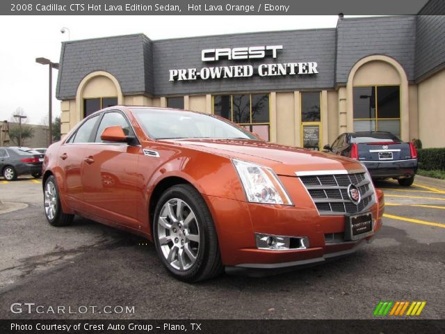 2008 Cadillac CTS Hot Lava Edition Sedan in Hot Lava Orange