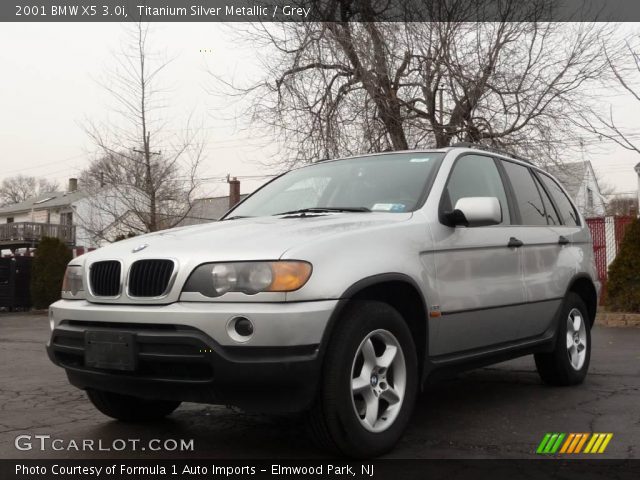 2001 BMW X5 3.0i in Titanium Silver Metallic