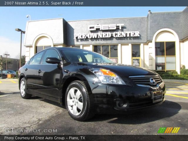 2007 Nissan Altima 2.5 S in Super Black