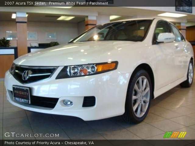 2007 Acura TSX Sedan in Premium White Pearl