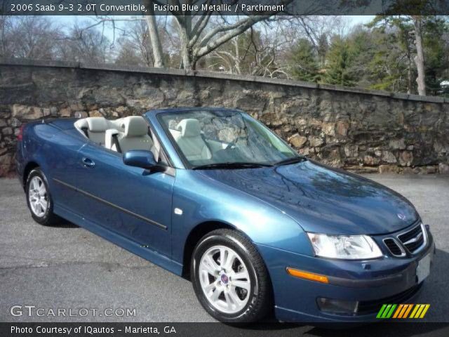 2006 Saab 9-3 2.0T Convertible in Fusion Blue Metallic