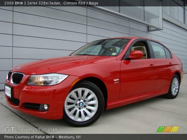 2009 BMW 3 Series 328xi Sedan in Crimson Red