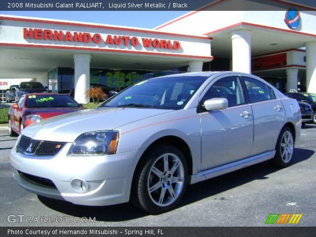 2008 Mitsubishi Galant RALLIART in Liquid Silver Metallic