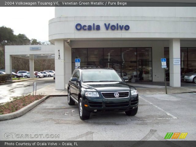 2004 Volkswagen Touareg V6 in Venetian Green Metallic