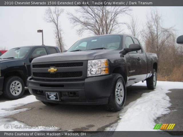 2010 Chevrolet Silverado 1500 Extended Cab 4x4 in Taupe Gray Metallic