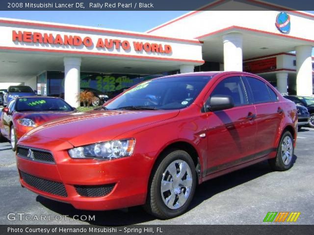 2008 Mitsubishi Lancer DE in Rally Red Pearl